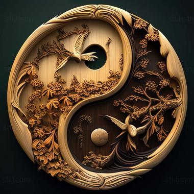 3D model Yin Yang X Change Alternative 2 game (STL)